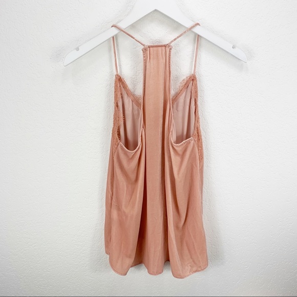 Cami NYC The Racer Velvet Blush Tank Top - Picture 5 of 6